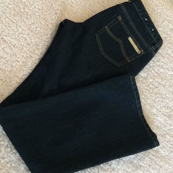 💞Michael Kors💞dark blue boot cut jeans - Picture 5 of 8